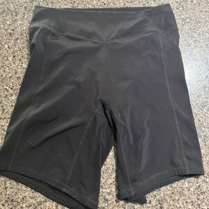 Women’s Balance Athetica - black biker shorts, size large